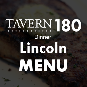 Lincoln Dinner Menu